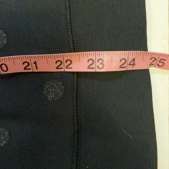 Kate Spade Black Glitter Polka Dot Sweatshirt with Large Bow, Medium - Picture 8 of 8